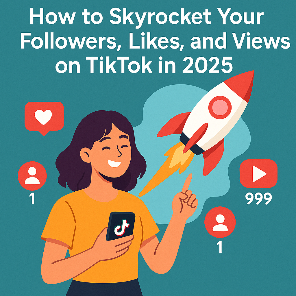 How to Skyrocket Your Followers, Likes, and Views on TikTok in 2025
